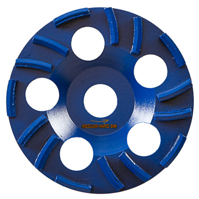 125/22,2mm Pristis komschijf Thermo-Jet Medium Blauw