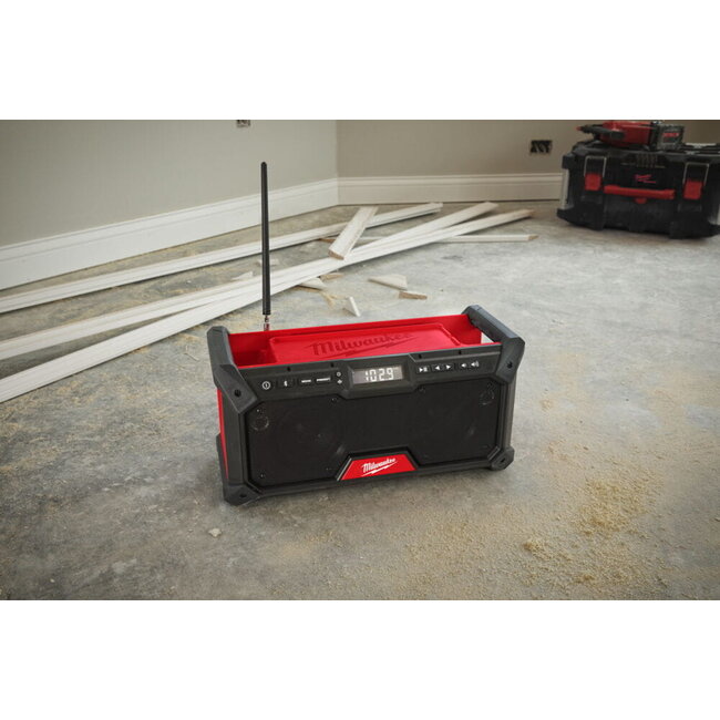 Milwaukee M18RADDAB+G2-0 bouwradio met DAB+