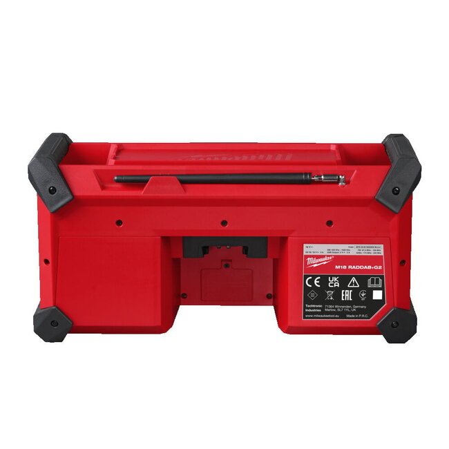 Milwaukee M18RADDAB+G2-0 bouwradio met DAB+