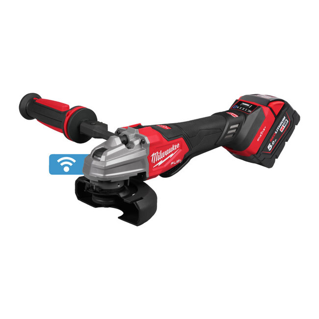 Milwaukee M18FSAGSVO125X-502X FUEL haakse slijpmachine125mm
