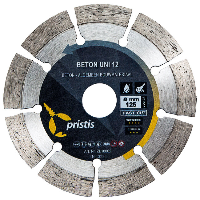 125/22,23 Pristis Beton Uni 12 36x2,2x12 9S Blank