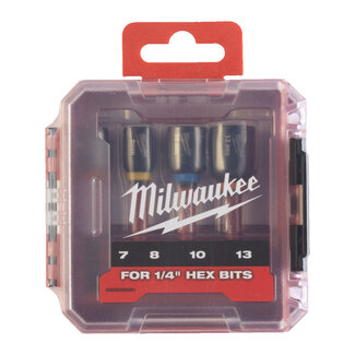 Milwaukee Milwaukee SHOCKWAVE Moeraanzetter 4 del.Packout Friendly