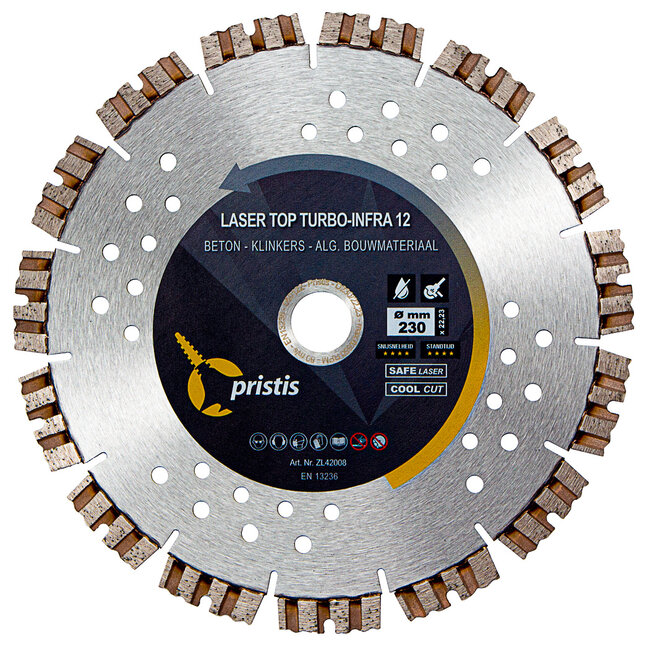 230/22,23 Pristis Lsr Top Turbo-Infra 12 38x2,6x12 16S Blank