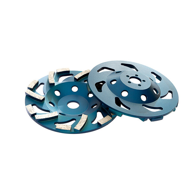 150/19,0mm Pristis komschijf Fan Cup segment Blauw Medium