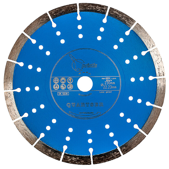 230/22,2mm Pristis Quartser 5th Beton lichtblauw