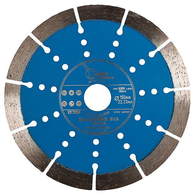 150/22,2mm Pristis Quartser 5th Beton lichtblauw