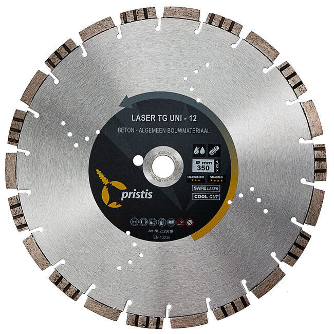 350/25,4 Pristis Lsr TG Uni-12 40x3,0x12 22S Blank