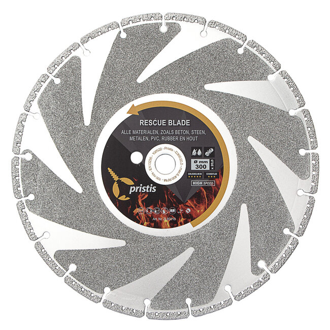 300/20,0 Pristis Rescue blade 3,4x8,0 20S #40 zijde topping