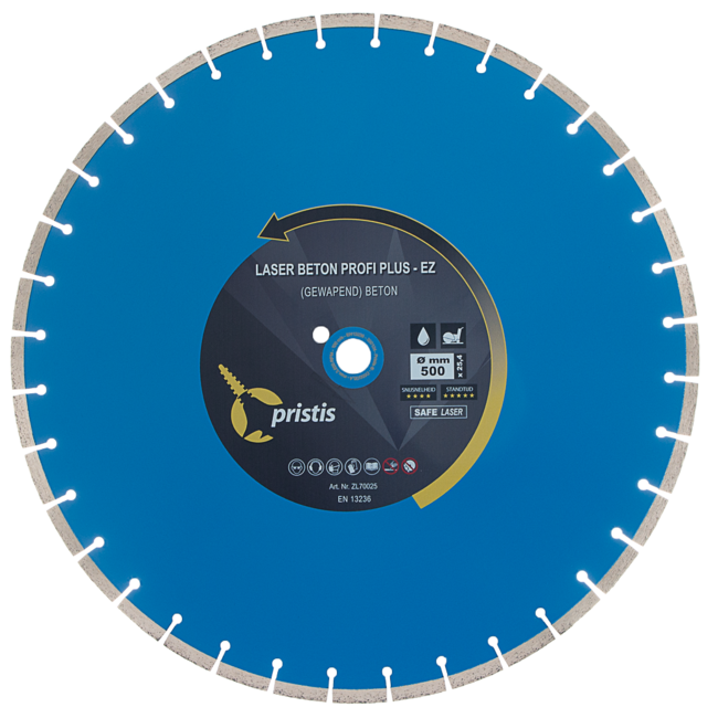 450/25,4 Pristis Lsr Beton Profi Plus 40x3,6x10 32S Blauw