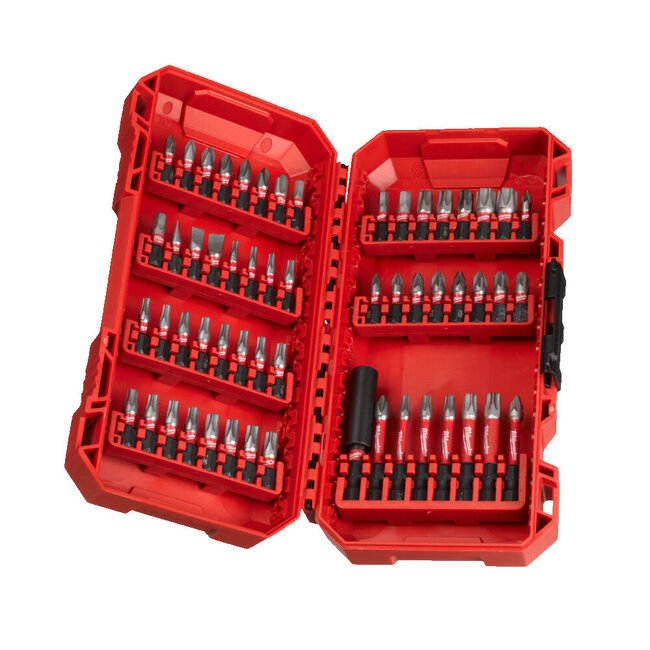 SHOCKWAVE Bit Set PACKOUT Ready Box (48x 25mm & 7x 50mm & 60