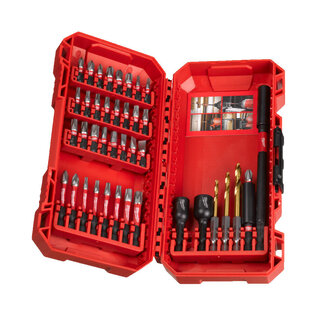 Milwaukee SHOCKWAVE Bit Set PACKOUT Ready Box (25x 25mm & 8x 50mm & 2x Milwaukee SHOCKWAVE Bit Set PACKOUT Ready Box (25x 25mm & 8x 50mm & 2x