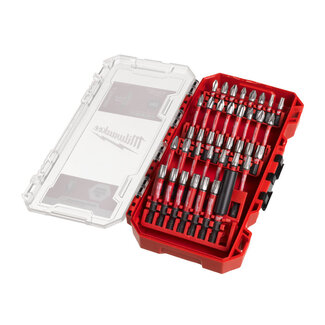 Milwaukee SHOCKWAVE Bit Set PACKOUT Ready Box (16x 25mm & 21x 50mm & 6 Milwaukee SHOCKWAVE Bit Set PACKOUT Ready Box (16x 25mm & 21x 50mm & 6