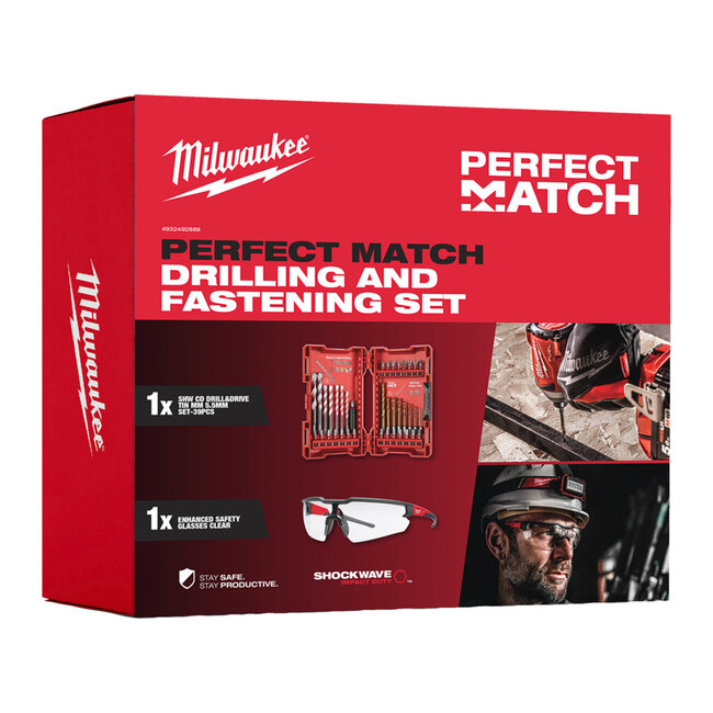 Milwaukee Perfect match deal 12 delige metalen gatzagenset