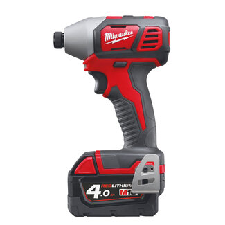 Milwaukee Milwaukee M18BID-402C compactslagschroevendraaier 1/4" HEX Milwaukee Milwaukee M18BID-402C compactslagschroevendraaier 1/4" HEX