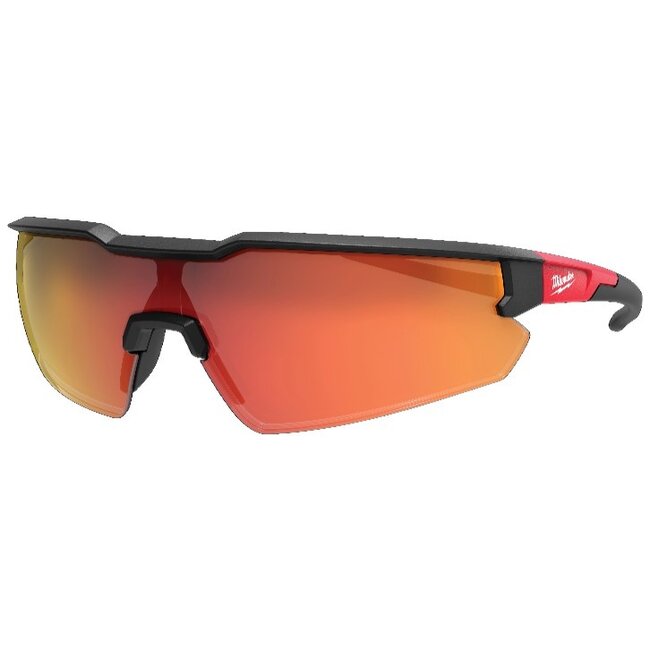 Milw. Veiligheidsbril Enhanced - Rood gespiegeld glas