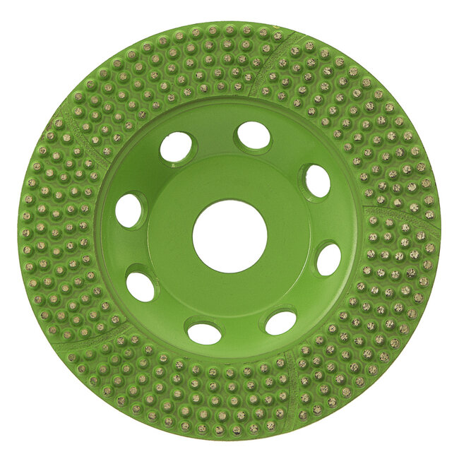 125/22,2mm Pristis komschijf Poxy PKD noppen groen