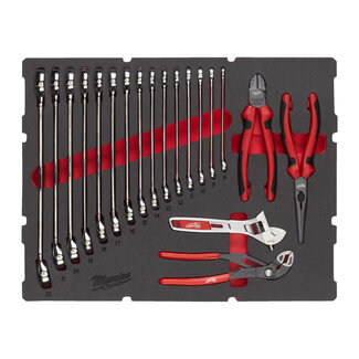 Milwaukee Milwaukee PACKOUT sleutel en tangenset inlay 4932493339 Milwaukee Milwaukee PACKOUT sleutel en tangenset inlay 4932493339