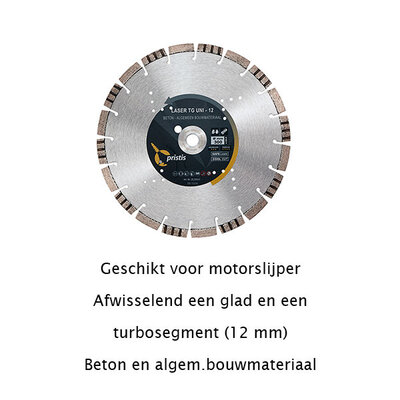 Betonzaagblad  Laser TG Uni 12