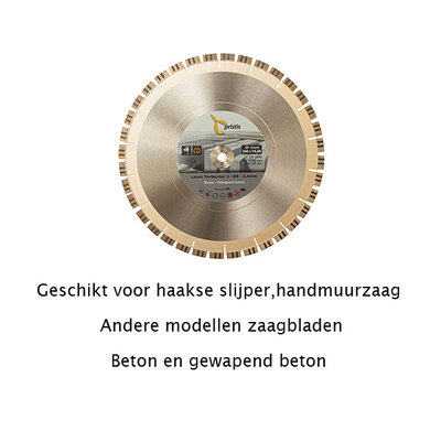 Gewapendbeton zaagblad speciaal