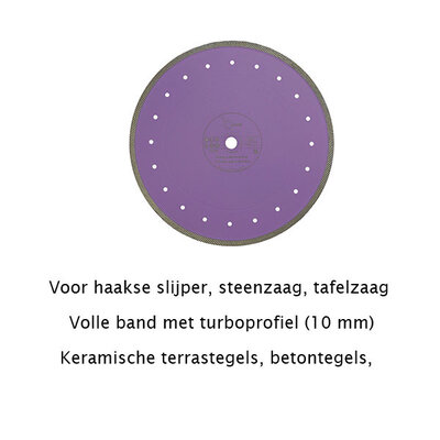 Zaagblad  Turbo Keramiek lila Zaagblad  Turbo Keramiek lila