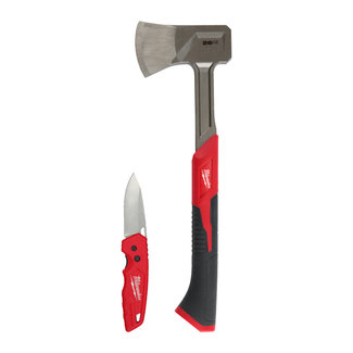 Milwaukee Milwaukee Bijl en Mes set / Axe and Knife Set / 4932499031 Milwaukee Milwaukee Bijl en Mes set / Axe and Knife Set / 4932499031