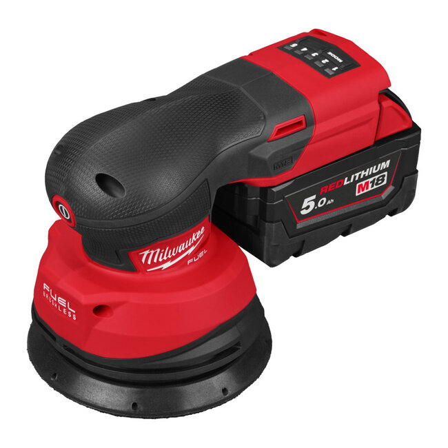 Milwaukee M18FROS125-502B FUEL 125mm Excentrische schuurmach