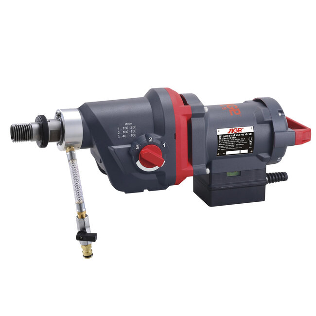 AGP Boormotor DM9 (nat), 3.500W, 5/4" (M) + 1/2" (V)