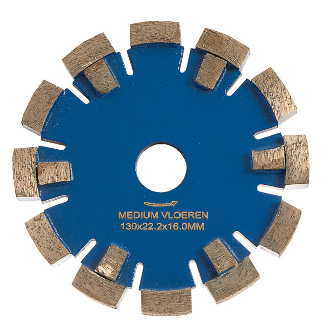 130/22,2x16,0mm Pristis vloerverwarming Medium Vloer / Blauw