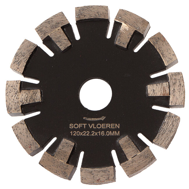 120/22,2x16,0mm Pristis vloerverwarming Zachte Vloer / Zwart