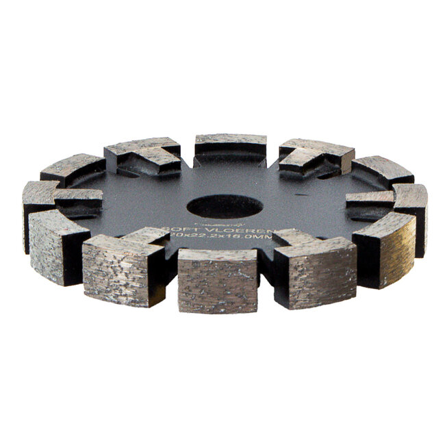 120/22,2x16,0mm Pristis vloerverwarming Zachte Vloer / Zwart