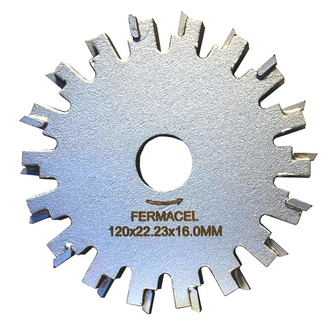 Pristis 120/22,2x16,0mm Pristis vloerverwarming Fermacell 18 tanden
