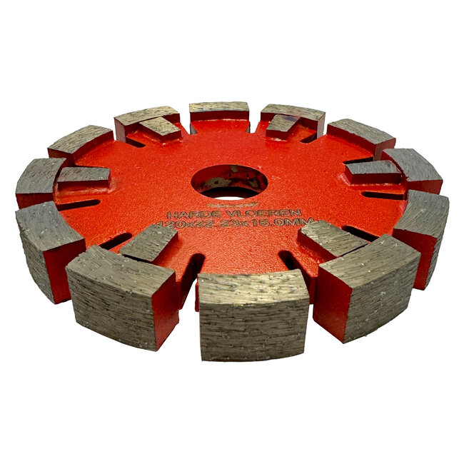 120/22,2x16,0mm Pristis vloerverwarming Harde Vloer / Rood