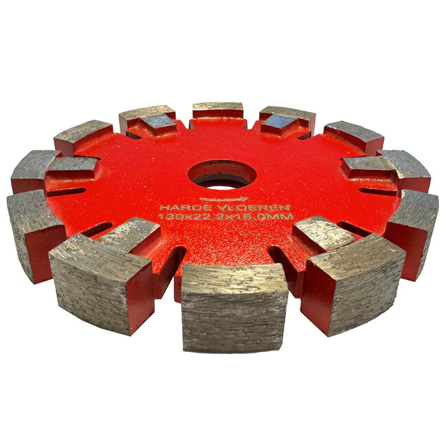 130/22,2x16,0mm Pristis vloerverwarming Harde Vloer / Rood