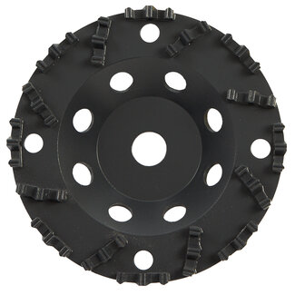Pristis 180/22,2mm Pristis komschijf 16 diamantpuntsegmenten Coating