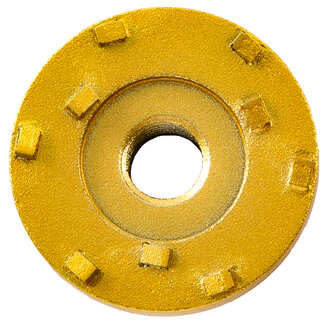 Pristis 050/M14 Pristis komschijf 9 PKD segm. Small Goud