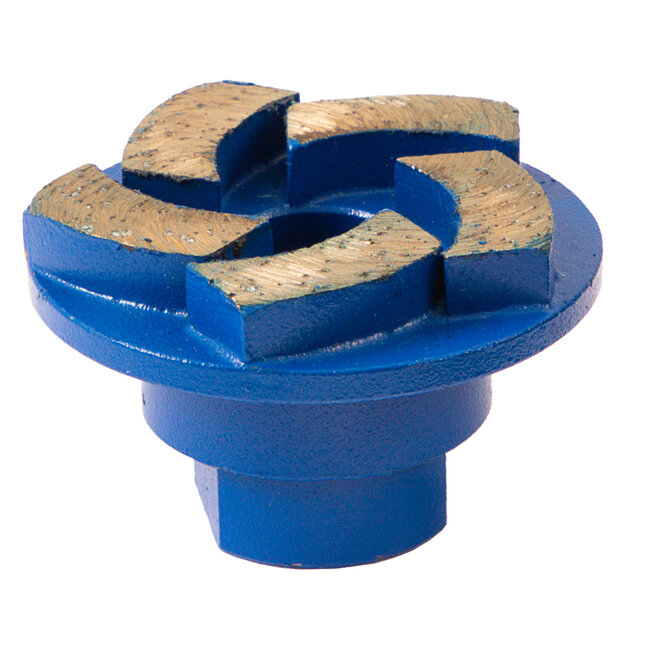 050/M14 Pristis komschijf waaier segm. Medium Blauw