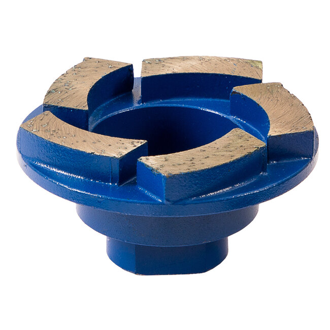 070/M14 Pristis komschijf waaier segm. Medium Blauw