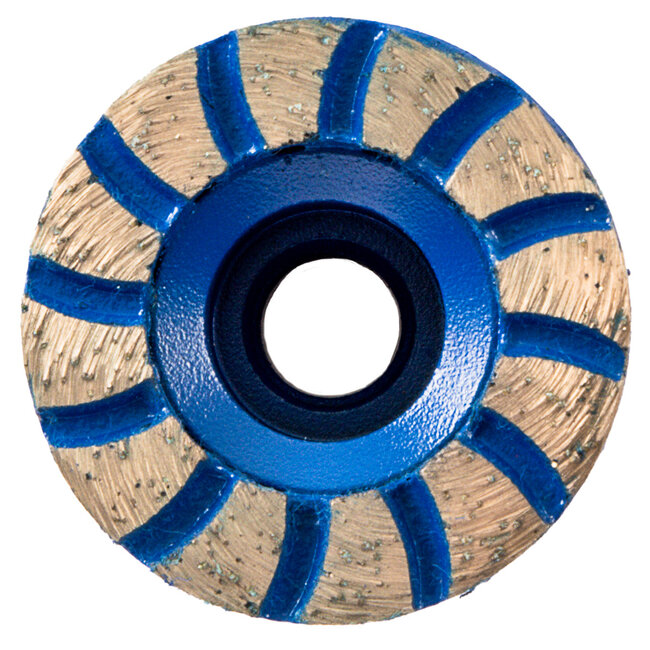 050/M14 Pristis komschijf Turbo Medium Blauw