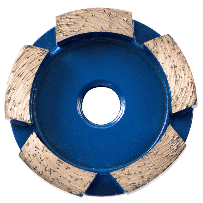 060/M14 Pristis komschijf 1 rij segm. Medium Blauw