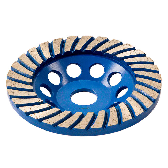 125/22,2mm Pristis komschijf turbo Medium Blauw