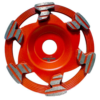Pristis 125/22,2mm Pristis komschijf Hilti segm. Medium Rood V2