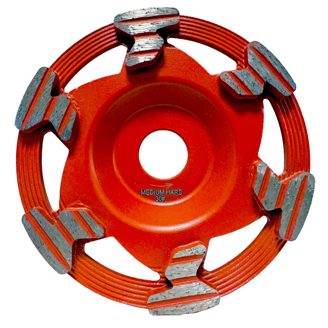 125/22,2mm Pristis komschijf Hilti segm. Medium Rood V2