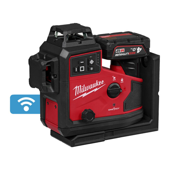 Milwaukee M12A3PLO-401C Automatische driedimensionale laser