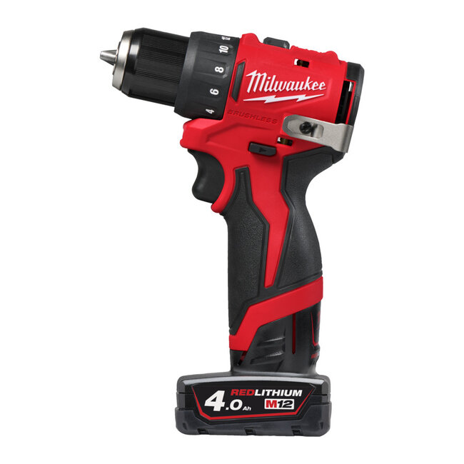 Milwaukee M12BLDDRC-402C  Compact Boormachine