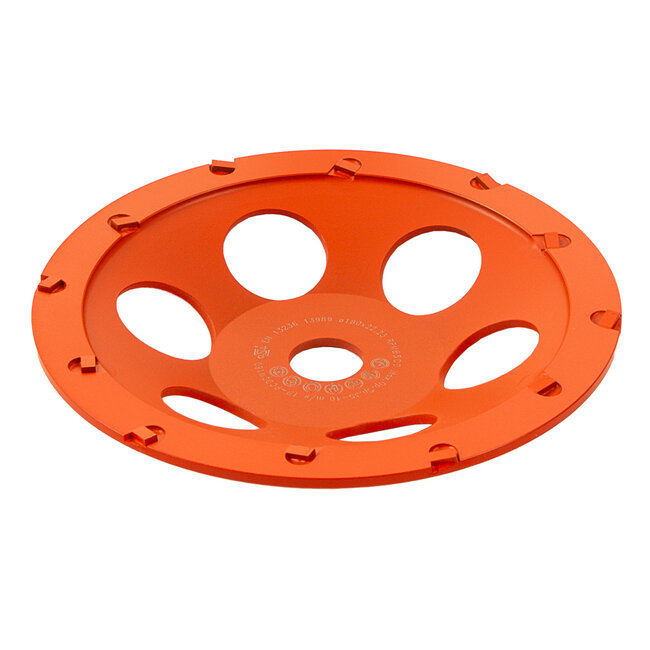 180/22,2mm TB komschijf PKD segm. Small Oranje