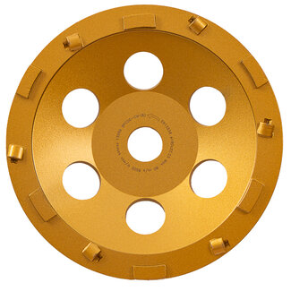 Toolbozz 180/22,2mm DMG komschijf 6 PKD / 6 DIAM. segm. Goud Toolbozz 180/22,2mm DMG komschijf 6 PKD / 6 DIAM. segm. Goud