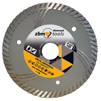 ZBM Diamondtools 125/22.23mm ZBM Sleuvenfreesblad Uni-HL-Universal
