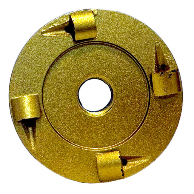 Pristis 060/M14 Pristis komschijf 4 PKD segm. Medium Goud