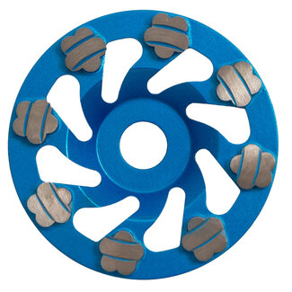 Pristis 125x22,23 Pristis komschijf 8 segm 4mm BH22 met. blauw Pristis 125x22,23 Pristis komschijf 8 segm 4mm BH22 met. blauw