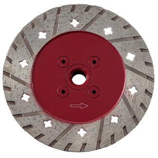 Pristis 125/22,2mm Pristis Schaaf-Zaag 2.8x9 M14 bondigflens